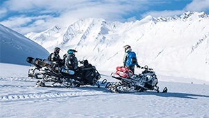 Guided Snowmobile Events in Cooke City, Montana.